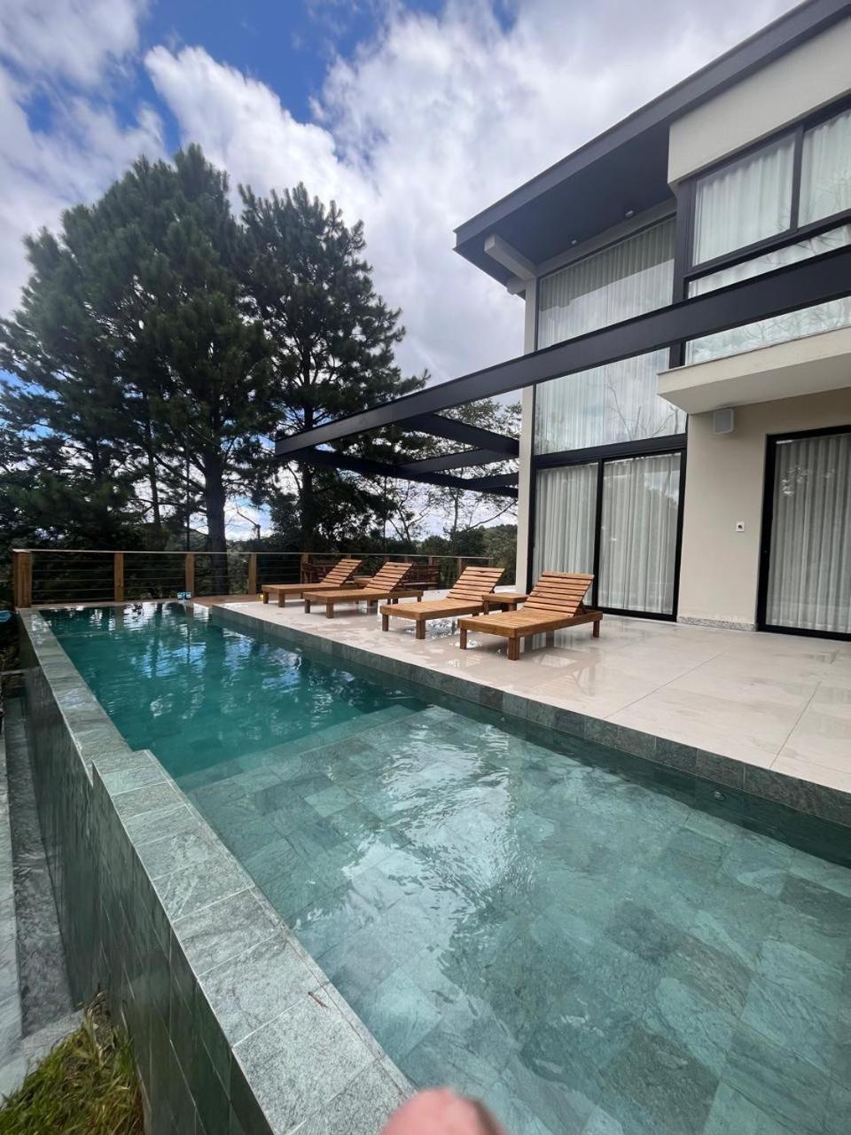 Paraiso Em Rancho Queimado Com Piscina Aquecida Exterior foto